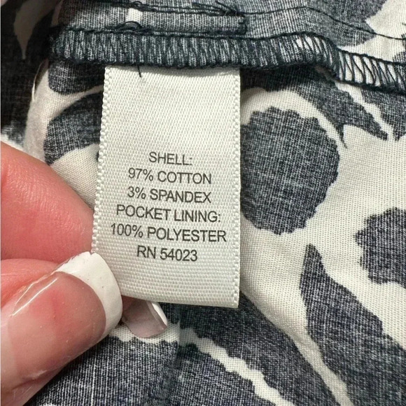 Banana Republic Milly Collection Navy Tropical Bohemian Vibes Skirt Size 6 Small - Picture 5 of 7